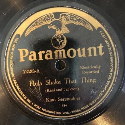 Album cover art for "Hula Shake That Thing" by Kaai Serenaders