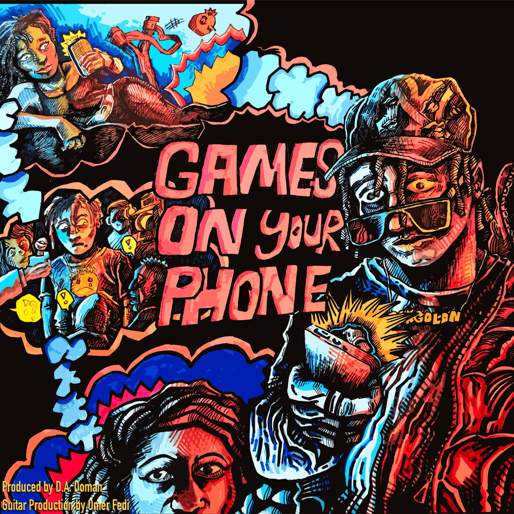 Album cover art for "GAMES ON YOUR PHONE" by 2K Sports