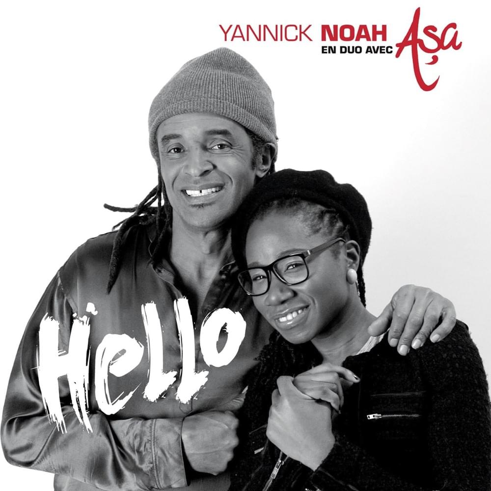 Album cover art for "Hello" by Yannick Noah & Aṣa