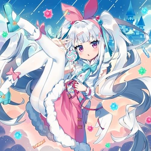 Album cover art for "Small Cloud Sugar Candy" by テヅカ (Tezuka (JPN)) & 桃雛なの (Momohina Nano)