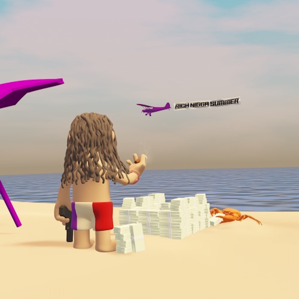 Album cover art for "Rich Nigga Summer" by Damedot