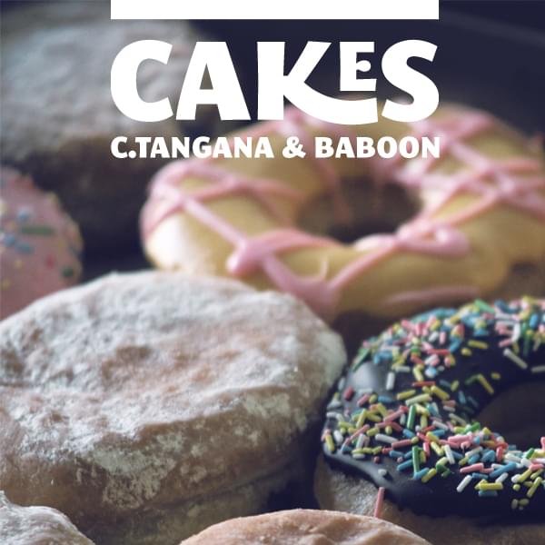 Album cover art for "Cakes" by C. Tangana & Baboon Studios