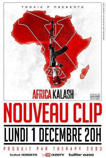 Album cover art for "Africa Kalash" by Ixzo