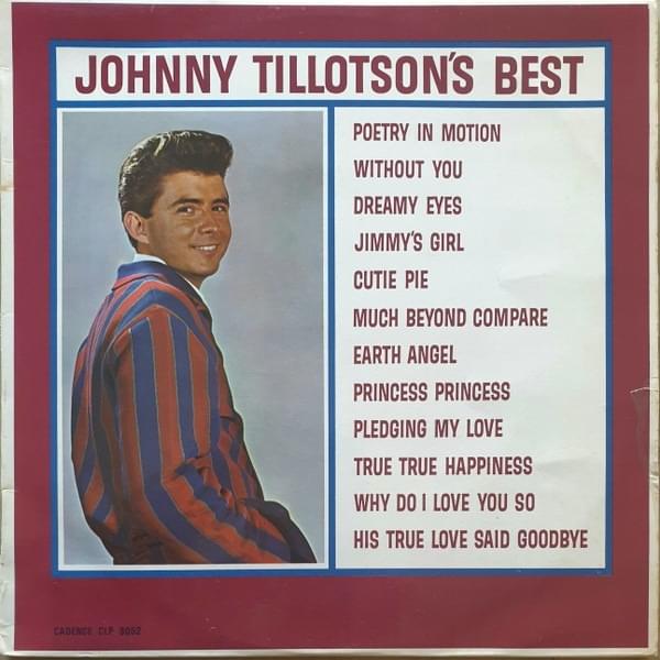 Poetry in Motion by Johnny Tillotson