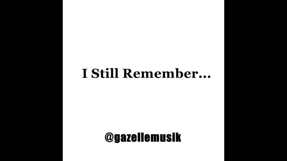 Album cover art for "I Still Remember" by Aha Gazelle
