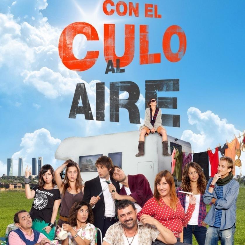 Album cover art for "Con el culo al aire" by Autoban