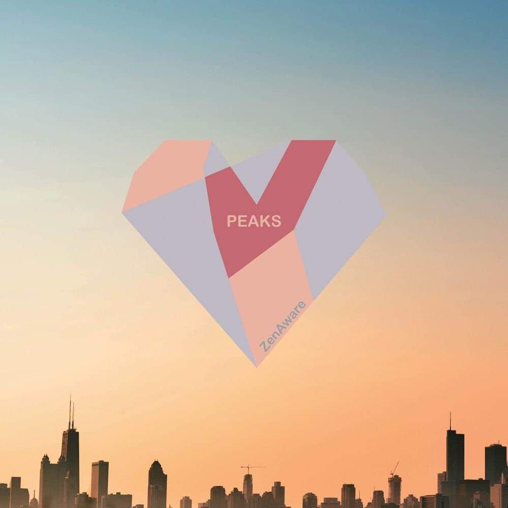Album cover art for "Peaks" by ZenAware