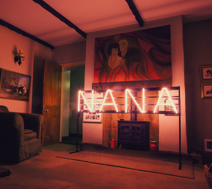 Album cover art for "Nana" by The 1975