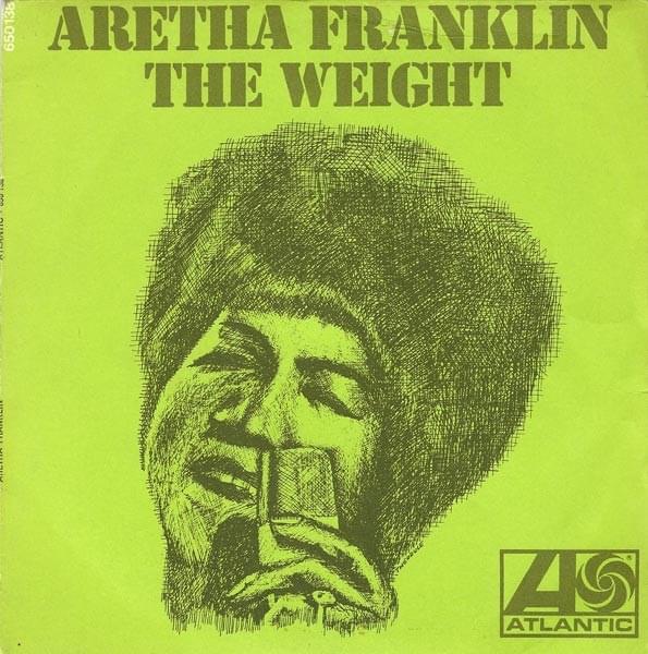 Album cover art for "The Weight" by Aretha Franklin