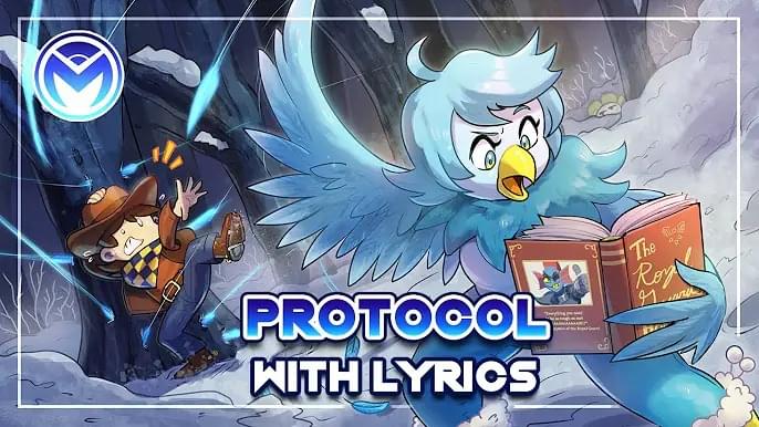 Album cover art for "Undertale Yellow Musical Bytes - Protocol" by Man on the Internet & Uprising Attorney
