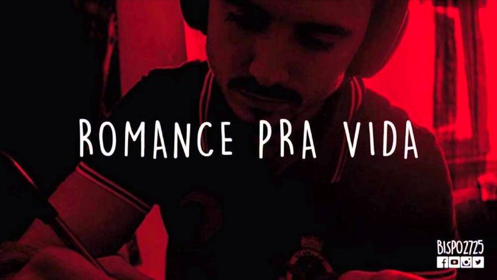 Album cover art for "Romance Pra Vida" by Bispo