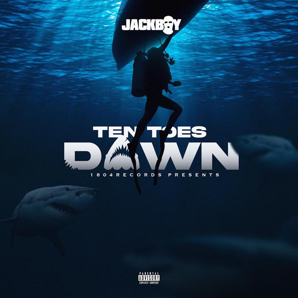 Album cover art for "Ten Toes Down" by Jackboy