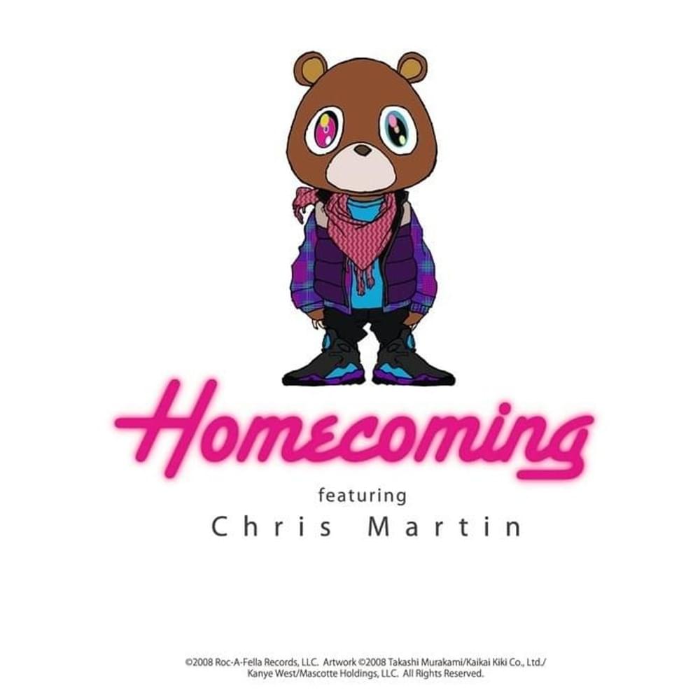 Album cover art for "Homecoming" by Kanye West & Chris Martin