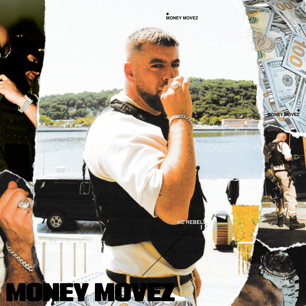 Album cover art for "Money Movez" by KC Rebell