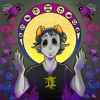 Album cover art for "The Blind Prophet" by Toby Fox