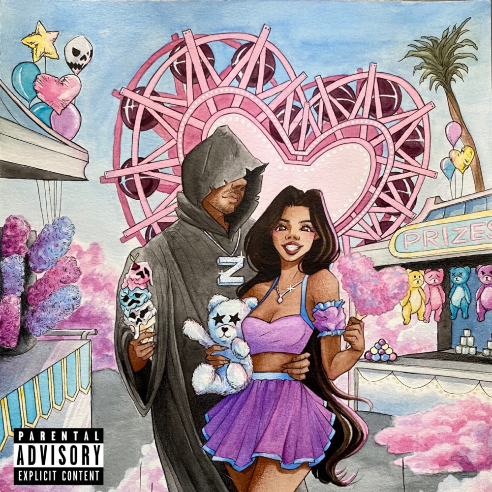 Album cover art for "Petty Tings" by Azizi Gibson