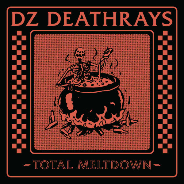 Album cover art for "Total Meltdown" by DZ Deathrays