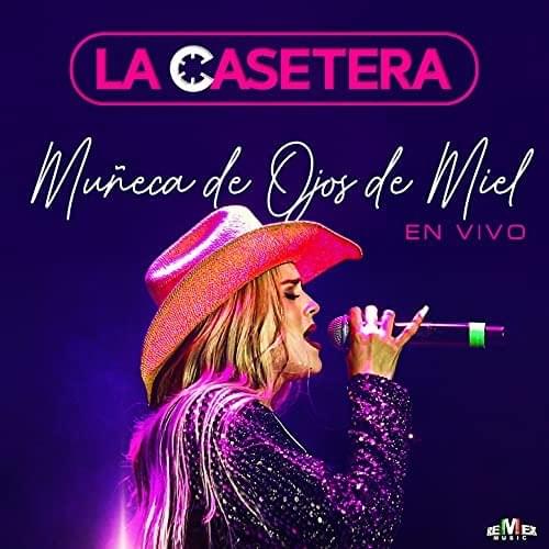 Album cover art for "Muñeca de Ojos de Miel" by La Casetera