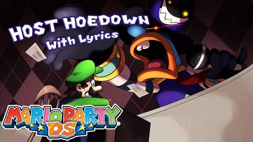 Album cover art for "Host Hoedown WITH LYRICS" by Juno Songs
