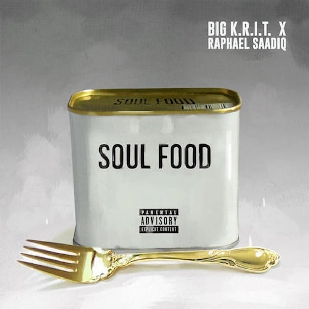 Album cover art for "Soul Food" by Big K.R.I.T. & Raphael Saadiq