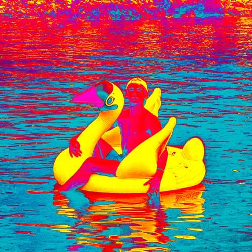 Album cover art for "WE ARE ON VACATION" by grape milk
