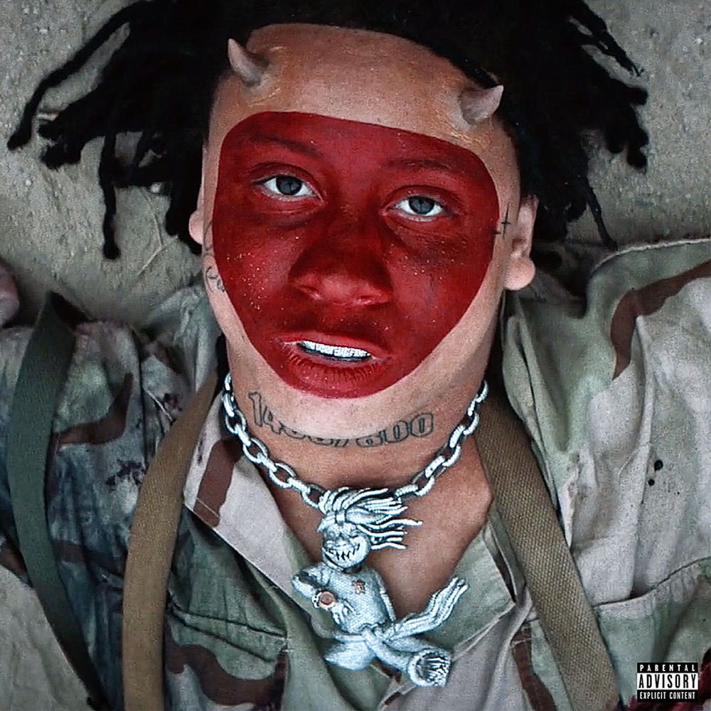 Album cover art for "Under Enemy Arms" by Trippie Redd