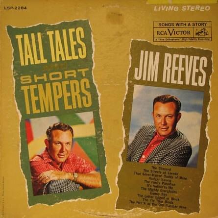 Album cover art for "The Blizzard" by Jim Reeves