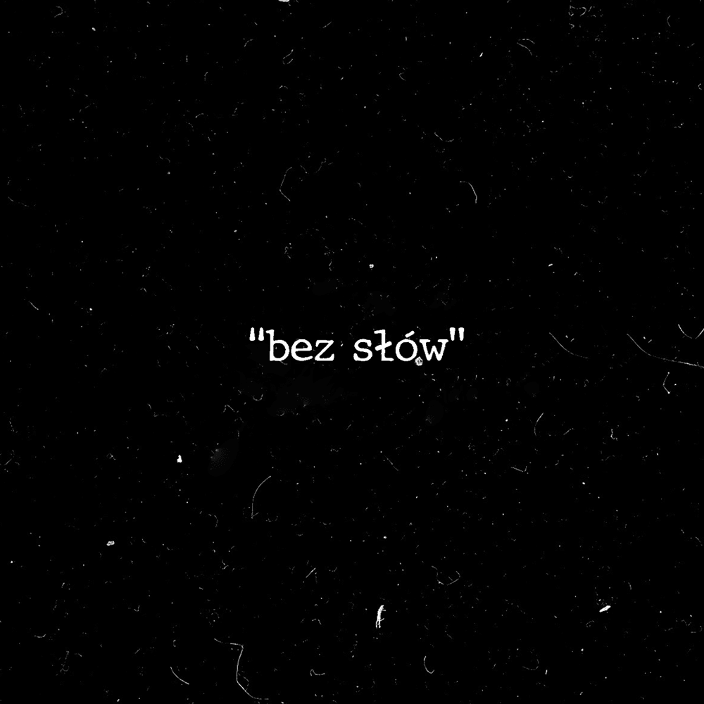 Album cover art for "Bez słów" by sanah