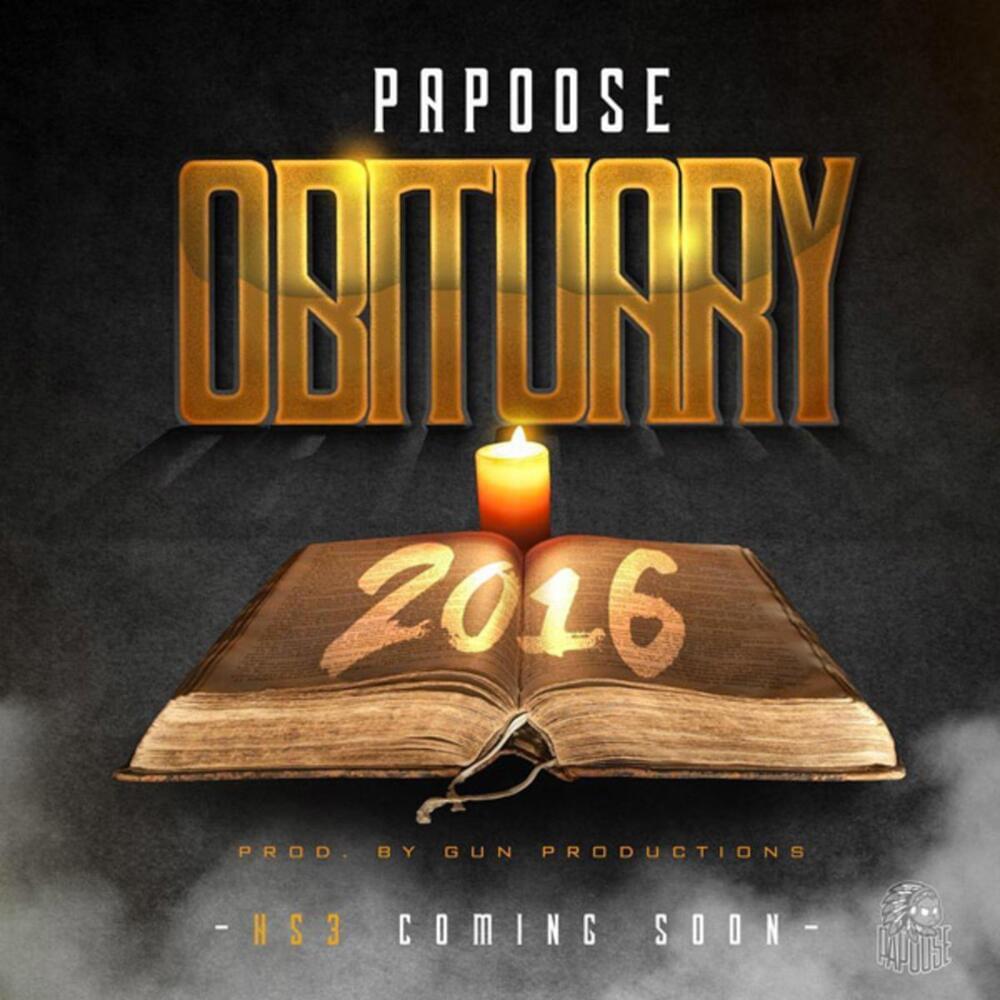 Album cover art for "Obituary 2016" by Papoose