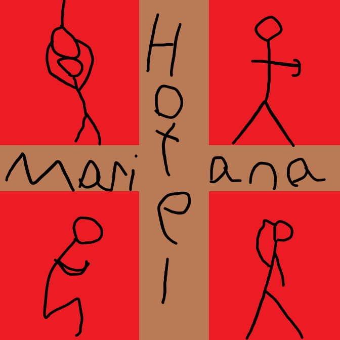 Album cover art for "Hotel Mariana" by OCTOBERSFULLMOON