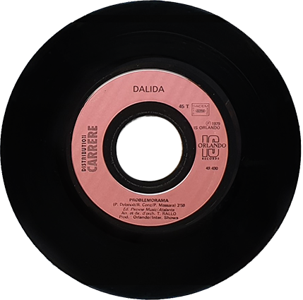 Album cover art for "Problemorama" by Dalida