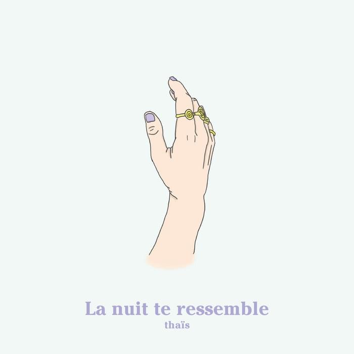 Album cover art for "La nuit te ressemble" by Thaïs