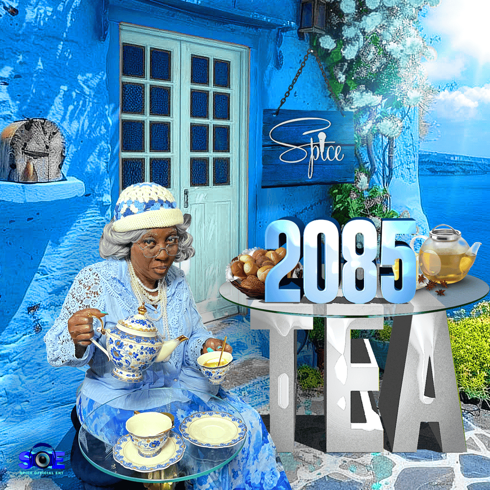 Album cover art for "2085 Tea" by Spice