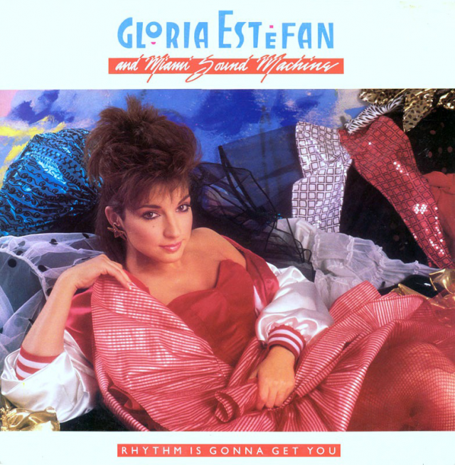 Album cover art for "Rhythm is Gonna Get You" by Gloria Estefan