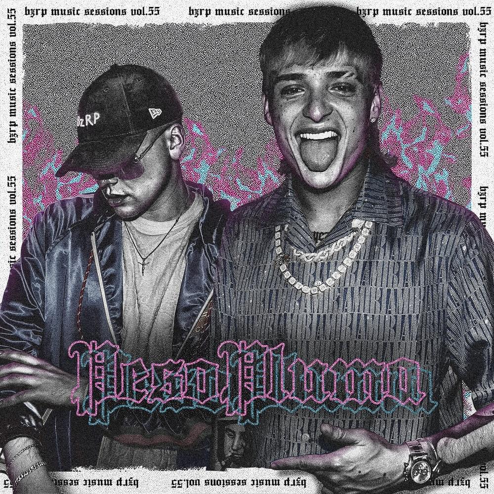 Album cover art for "Bizarrap & Peso Pluma - Peso Pluma: Bzrp Music Sessions, Vol. 55 (Deutsche Übersetzung)" by Genius Deutsche Übersetzungen