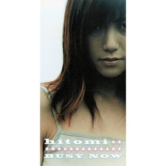 Album cover art for "BUSY NOW" by hitomi