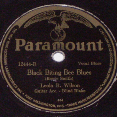 Black Biting Bee Blues by Leola B. “Coot Grant” Wilson