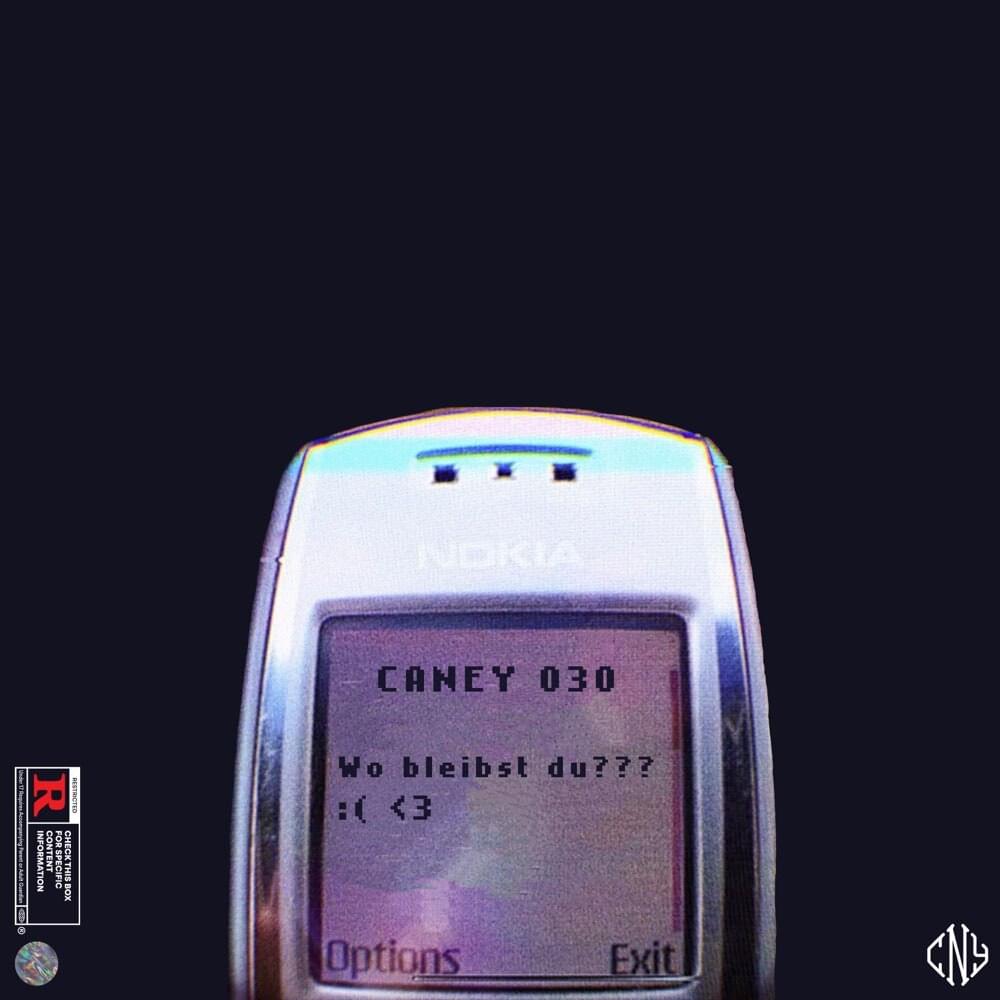 Album cover art for "Wo bleibst du?" by CANEY030