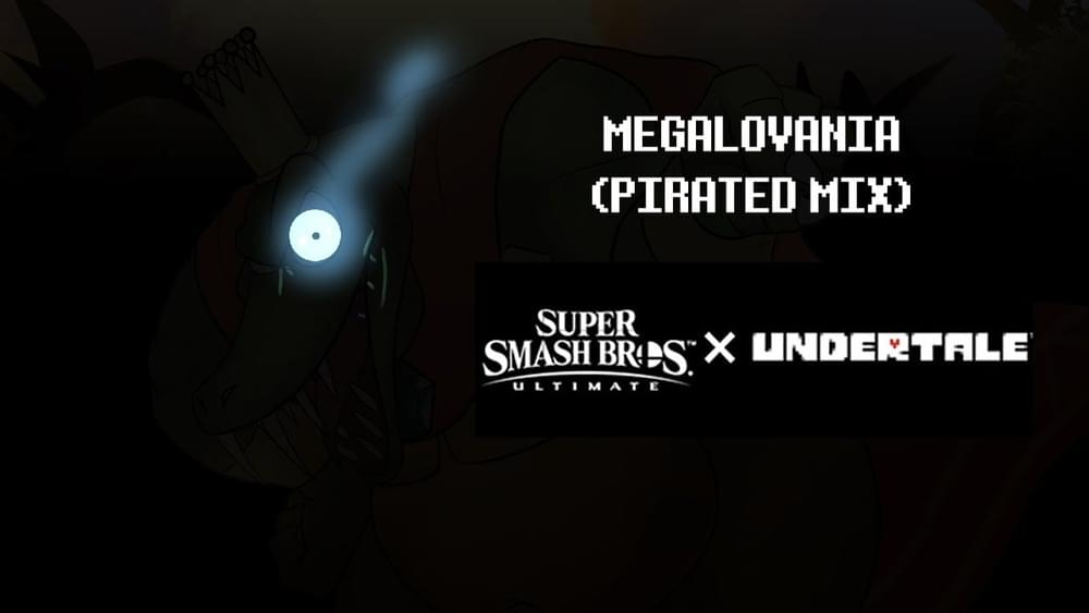 Album cover art for "MEGALOVANIA (Pirated Mix) - Super Smash Bros Ultimate/UNDERTALE Cover" by Juno Songs