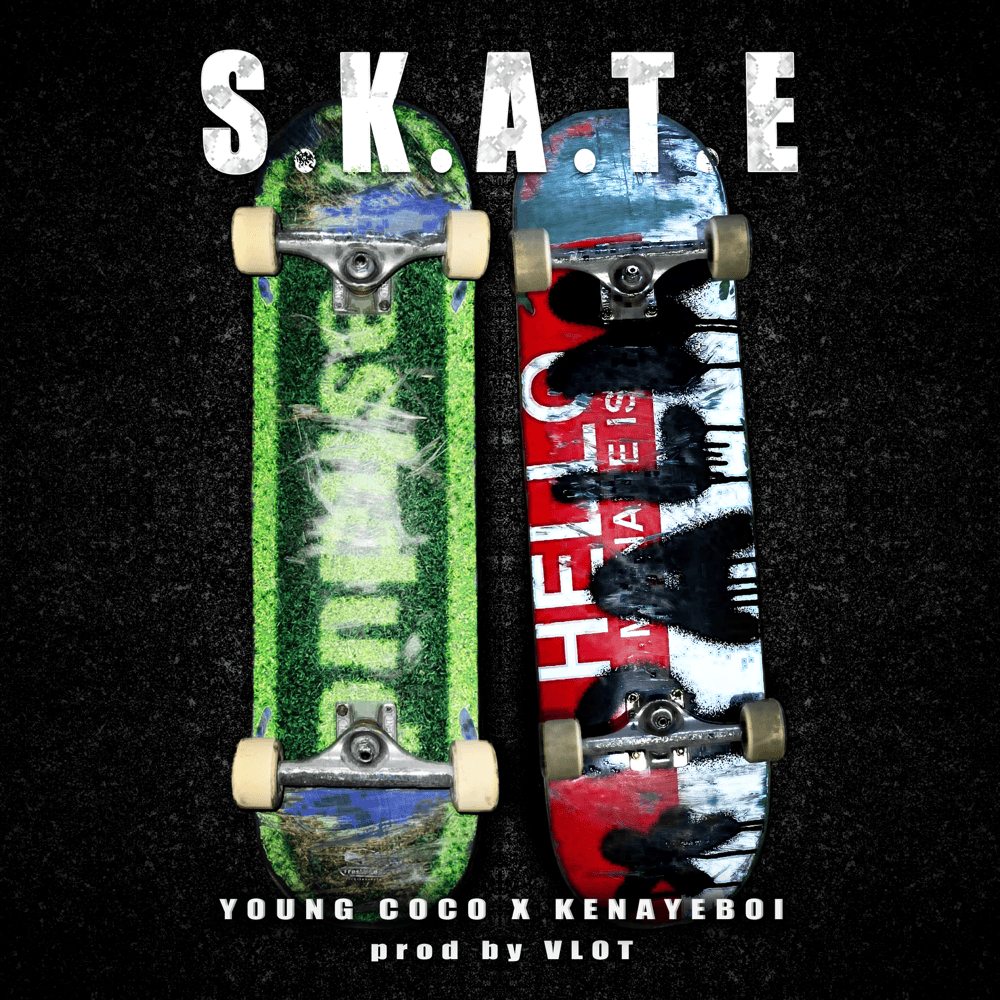 Album cover art for "S.K.A.T.E" by Young Coco