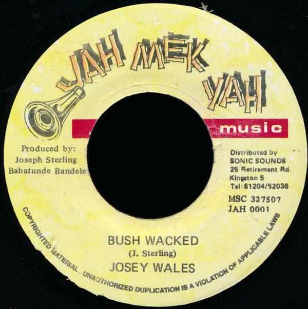 Album cover art for "Bush Wacked" by Josey Wales