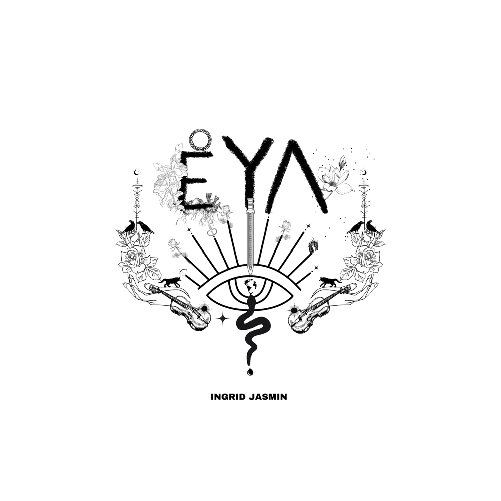 Album cover art for "Eya" by Ingrid Jasmin