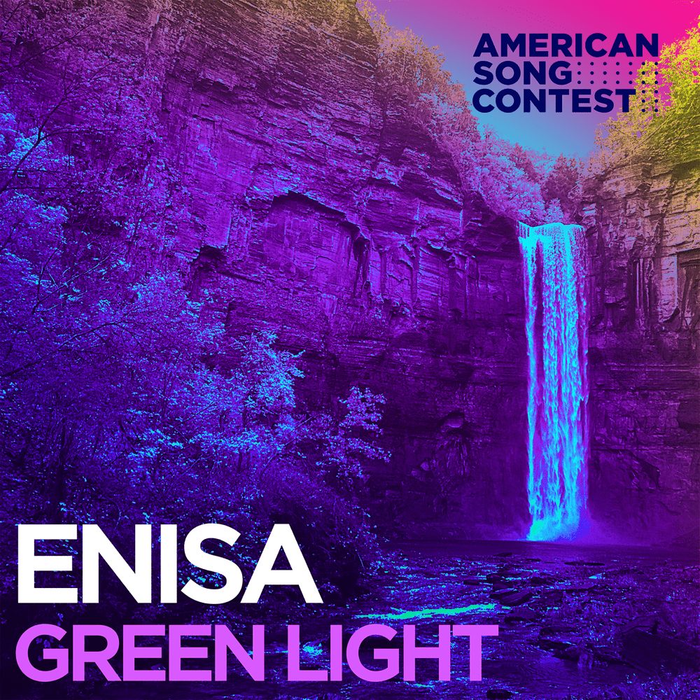 Album cover art for "Green Light" by Enisa