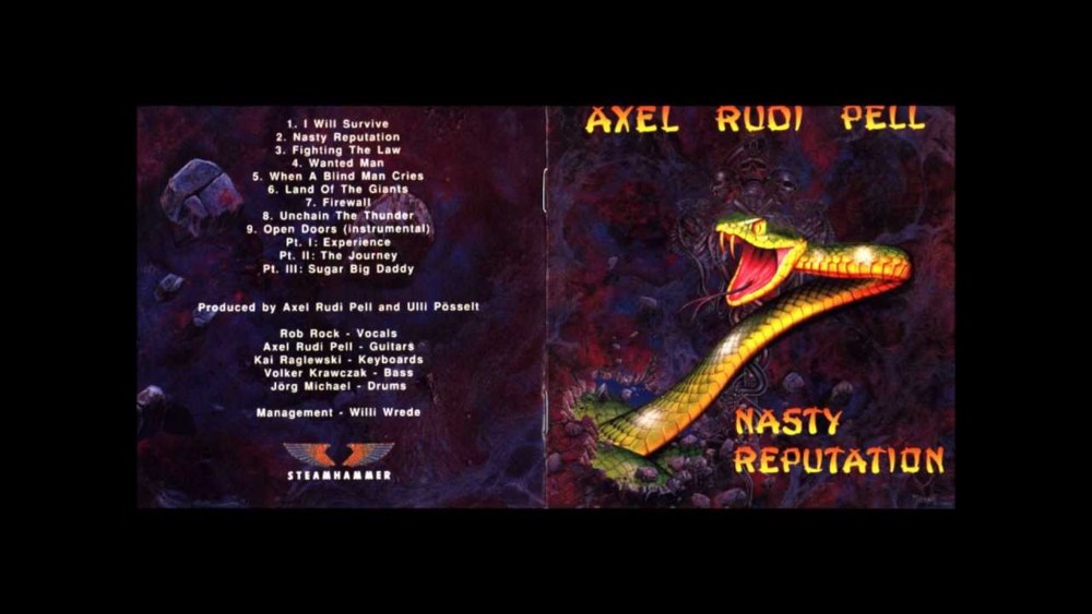 Album cover art for "Fighting the Law" by Axel Rudi Pell