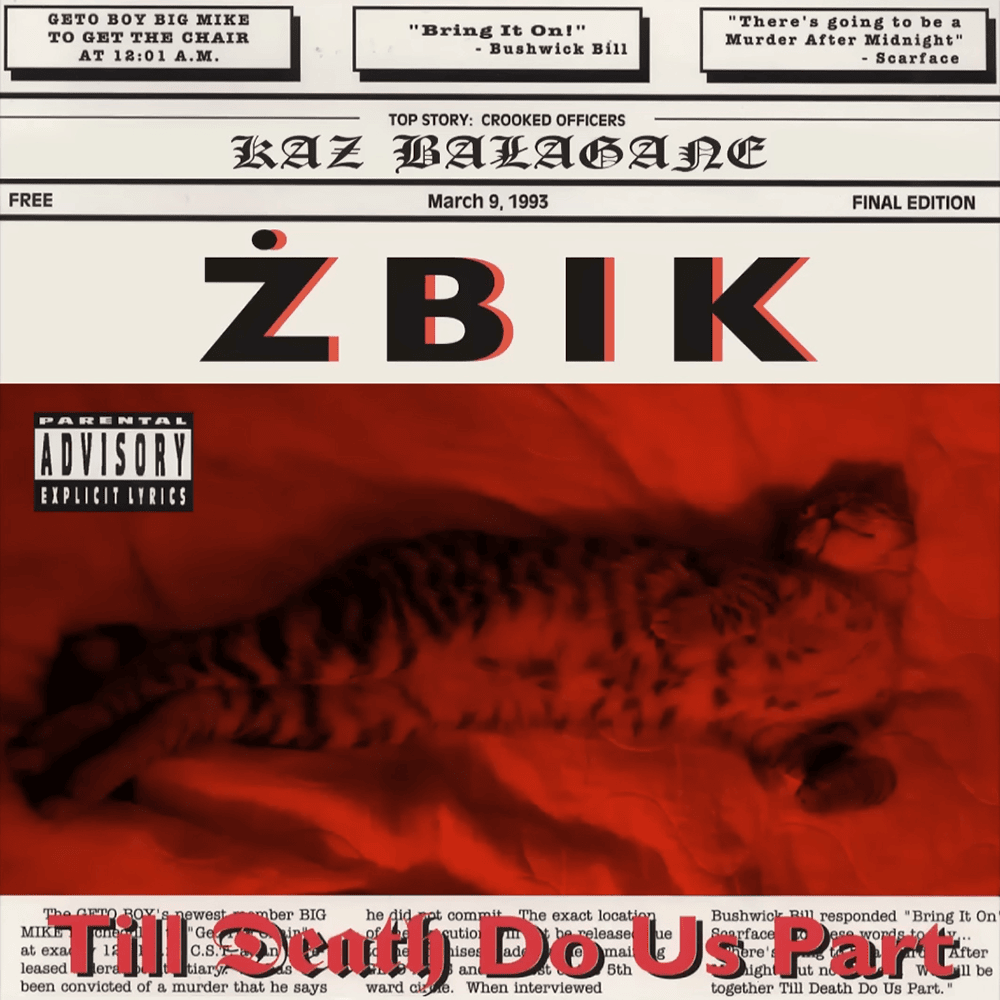 Album cover art for "Żbik" by Kaz Bałagane