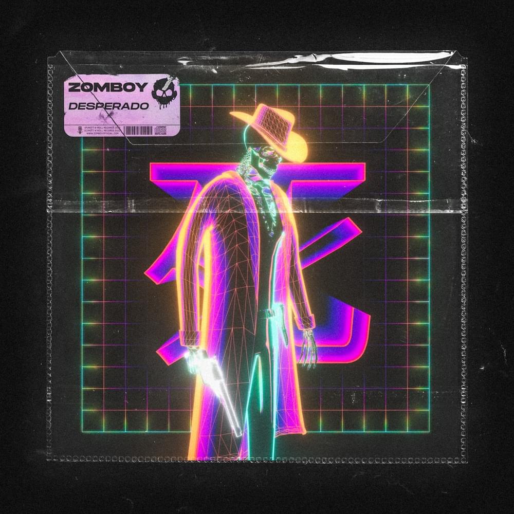 Album cover art for "Desperado" by Zomboy