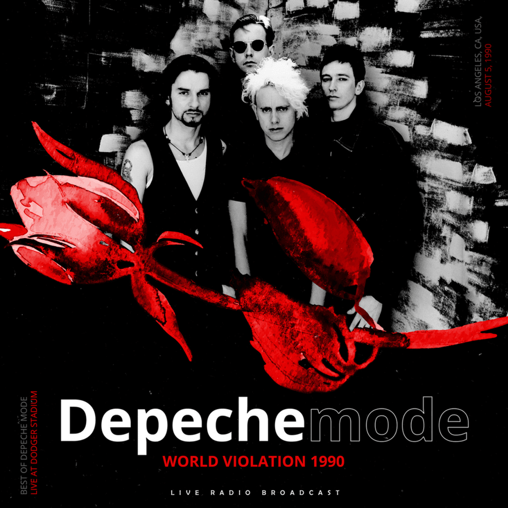 Album cover art for "Stripped (Live in Dodger Stadium, Los Angeles, CA, 4th August 1990)" by Depeche Mode