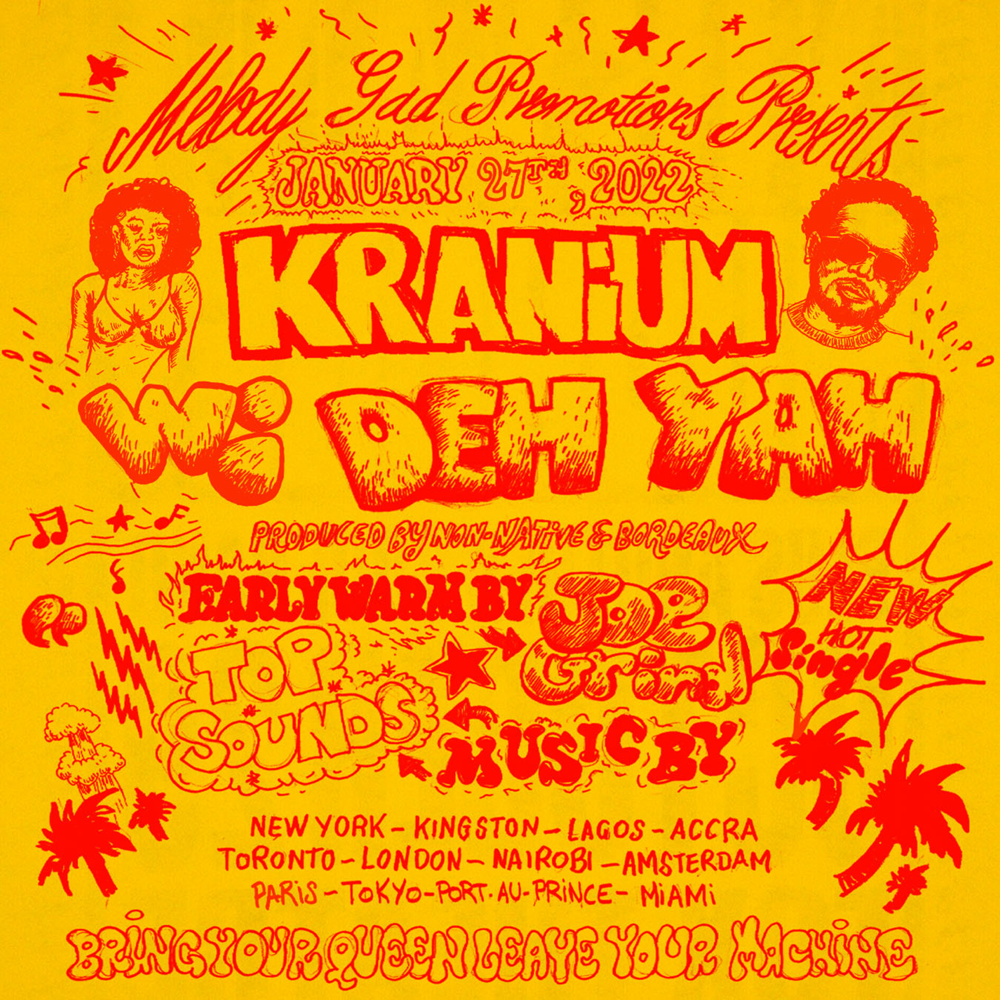 Album cover art for "Wi Deh Yah" by Kranium