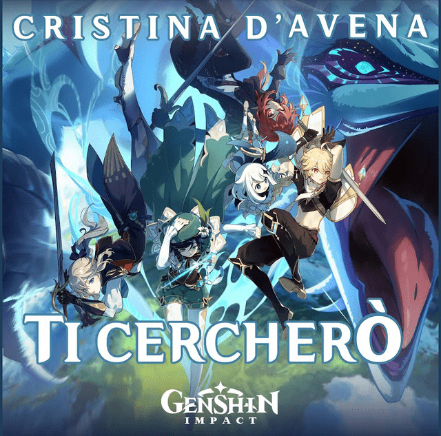 Album cover art for "Ti cercherò - Genshin Impact" by Cristina D’Avena