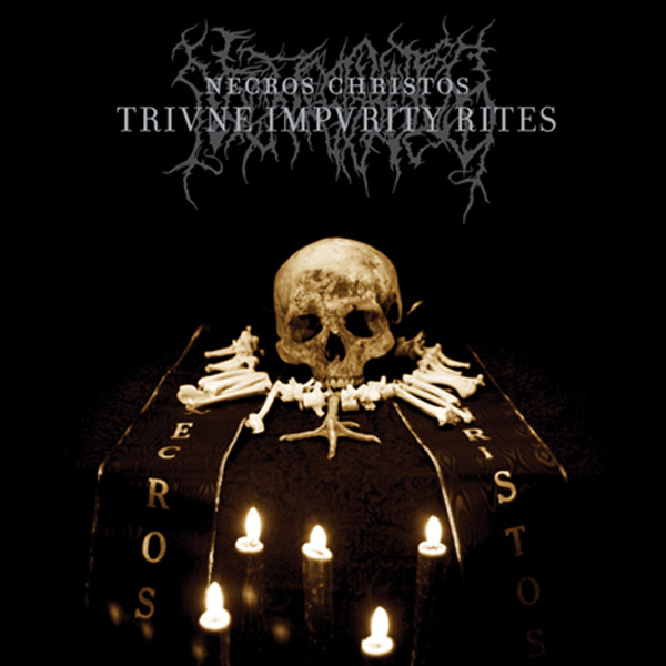 Album cover art for "Black Mass Desecration" by Necros Christos